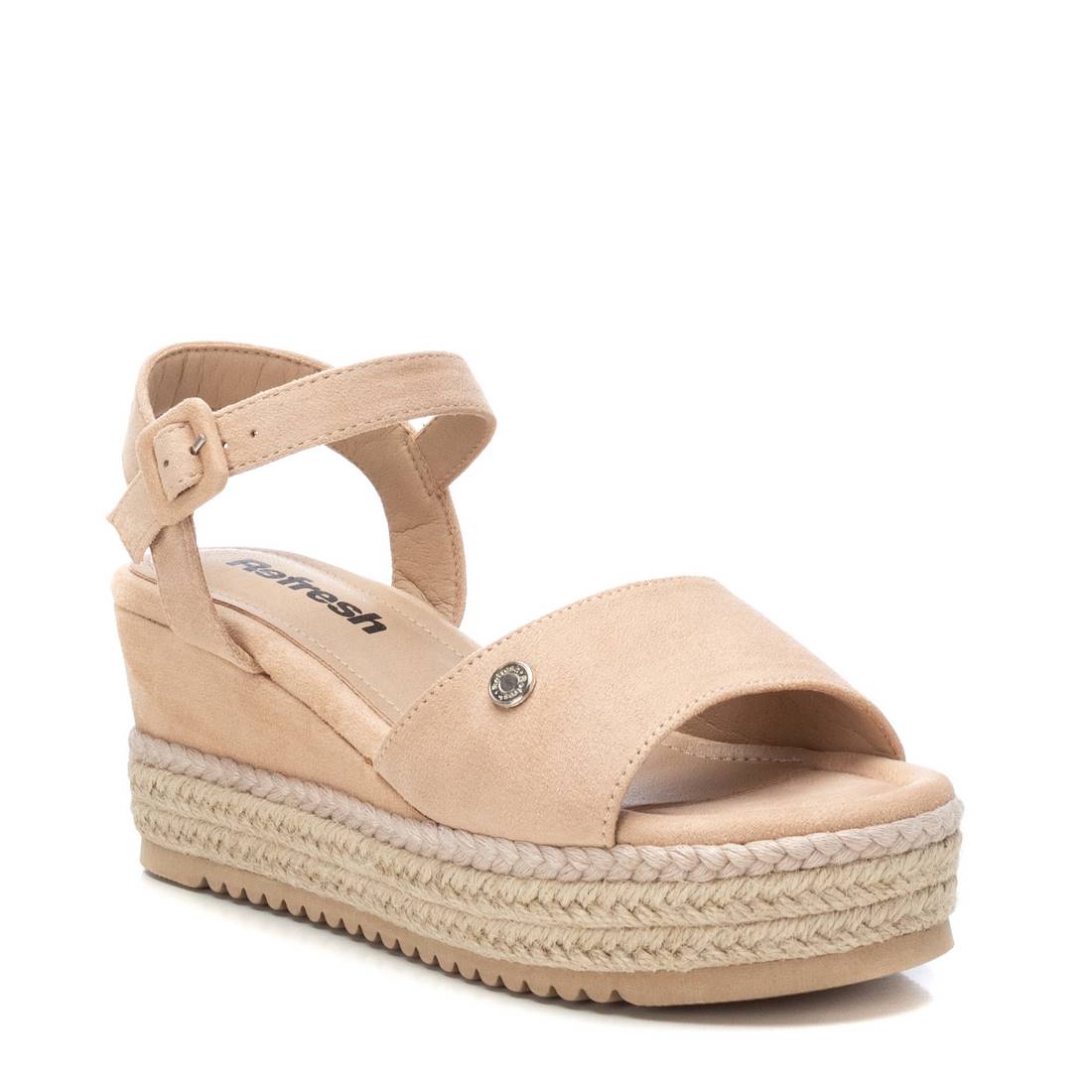 REFRESH Donna Sandali con zeppa 172660 Cipria
