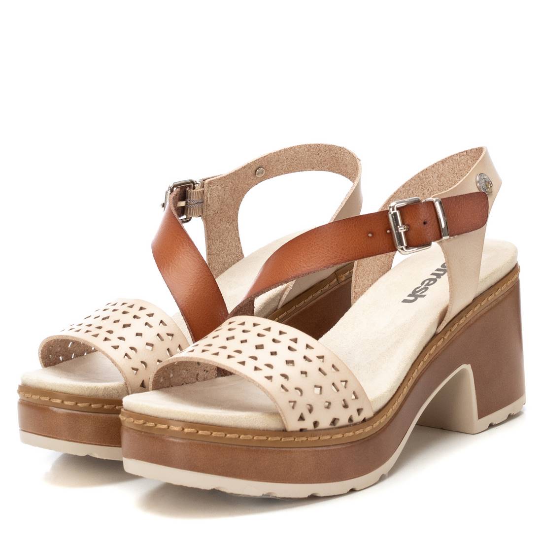 REFRESH Donna Sandali con tacco 172845 Beige