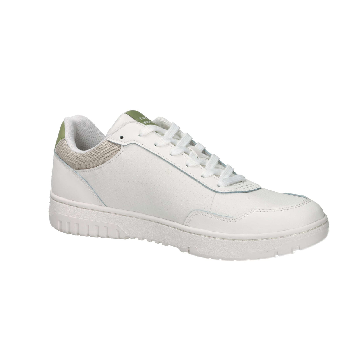 Tommy Hilfiger Uomo Sneakers bassa FM0FM0568 Bianco/Beige