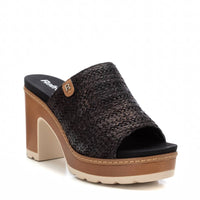 REFRESH Donna Ciabatte con tacco 172703 Nero