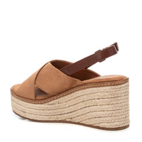 REFRESH Donna Sandali con zeppa 172579 Cammello