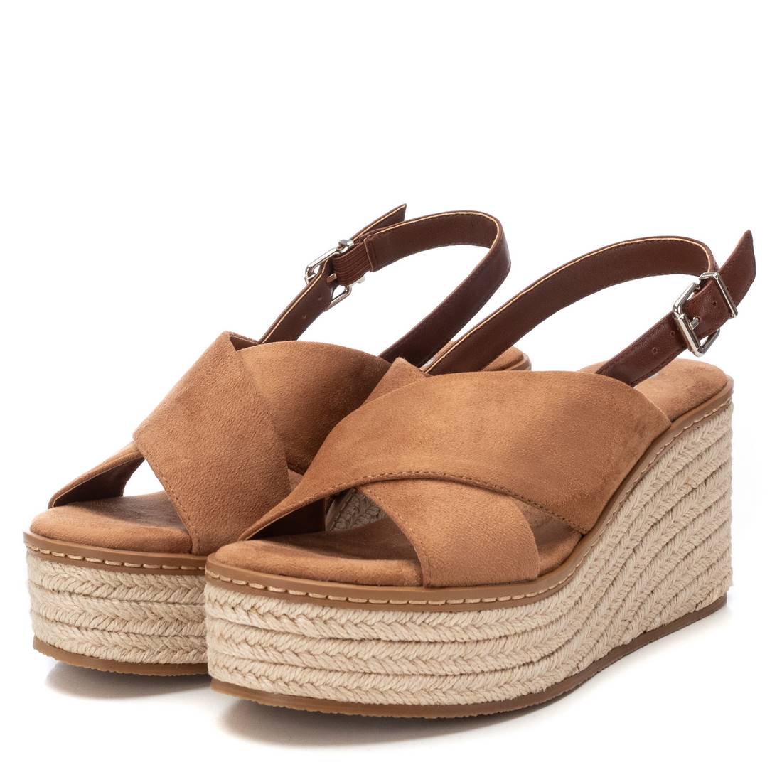 REFRESH Donna Sandali con zeppa 172579 Cammello
