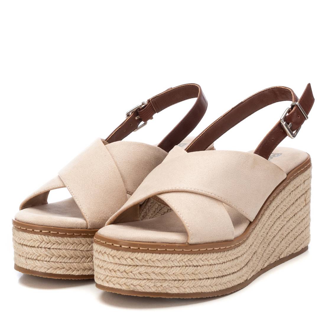 REFRESH Donna Sandali con zeppa 172579 Beige