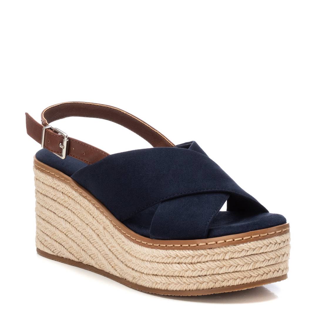 REFRESH Donna Sandali con zeppa 172579 Blu
