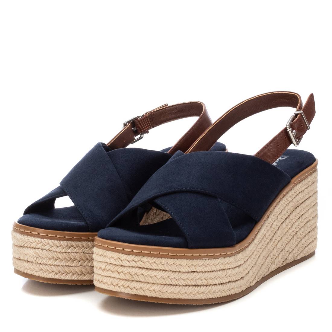 REFRESH Donna Sandali con zeppa 172579 Blu