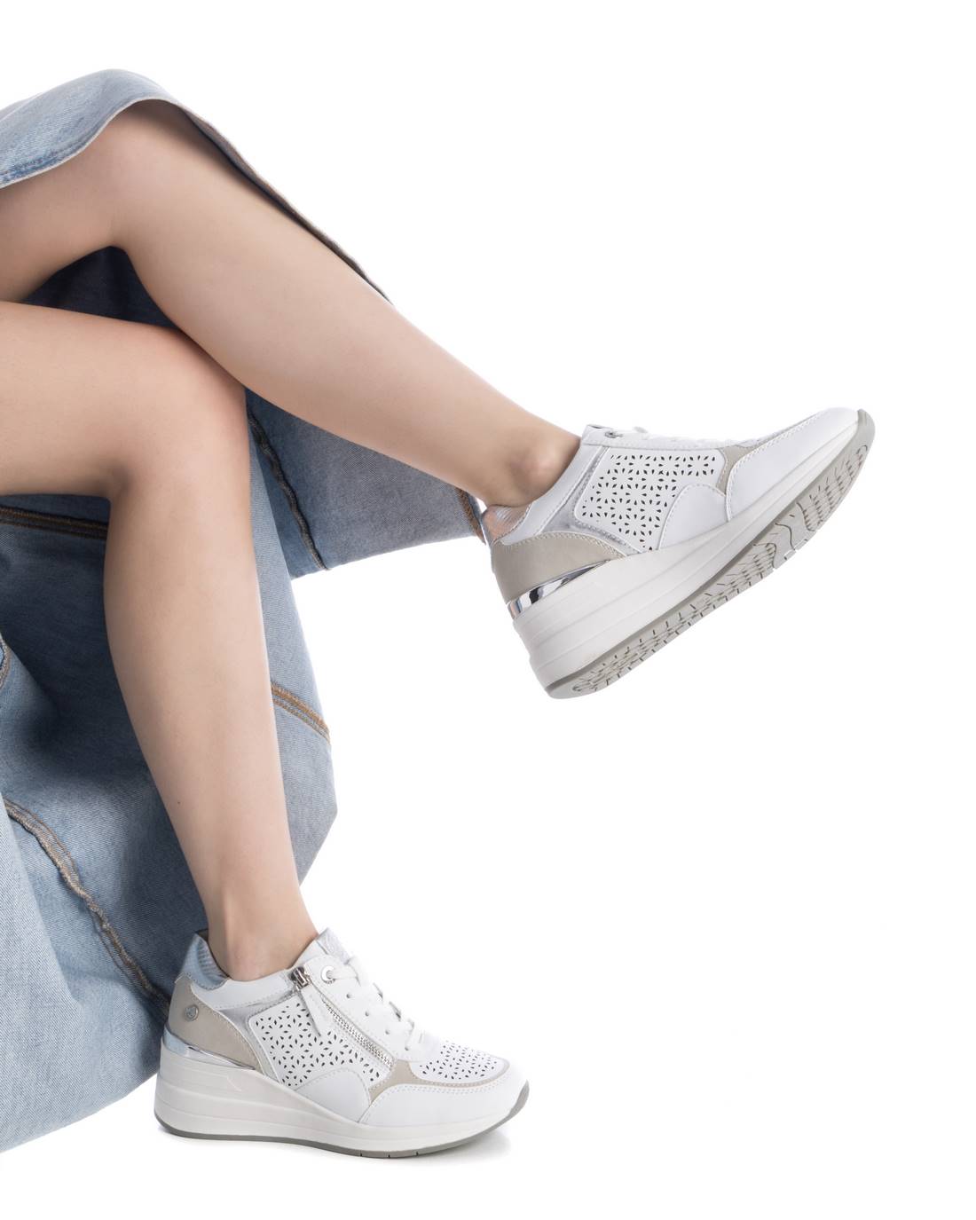 Xti Donna Sneakers bassa 143632 Bianco