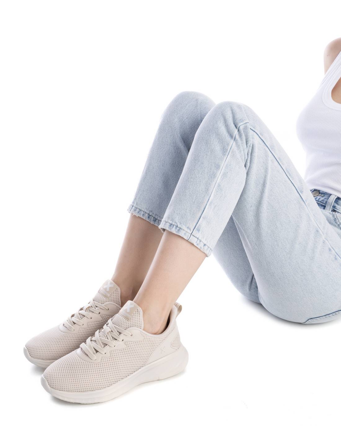 Xti Donna Sneakers bassa 143618 Beige