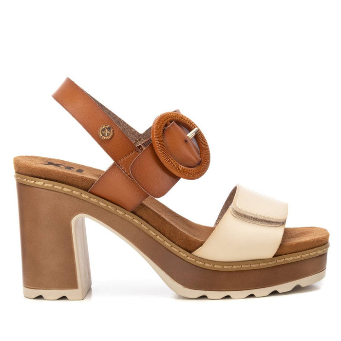 Xti Donna Sandali con tacco 144088 Cammello