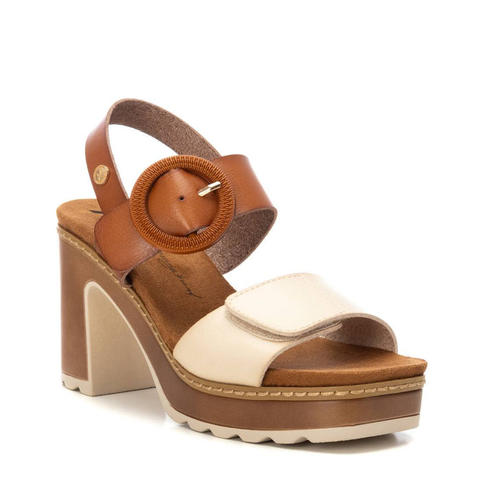 Xti Donna Sandali con tacco 144088 Cammello