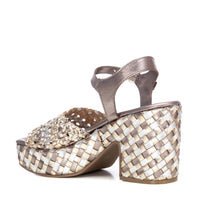 Carmela Donna Sandali con tacco 162224 Argento/Oro