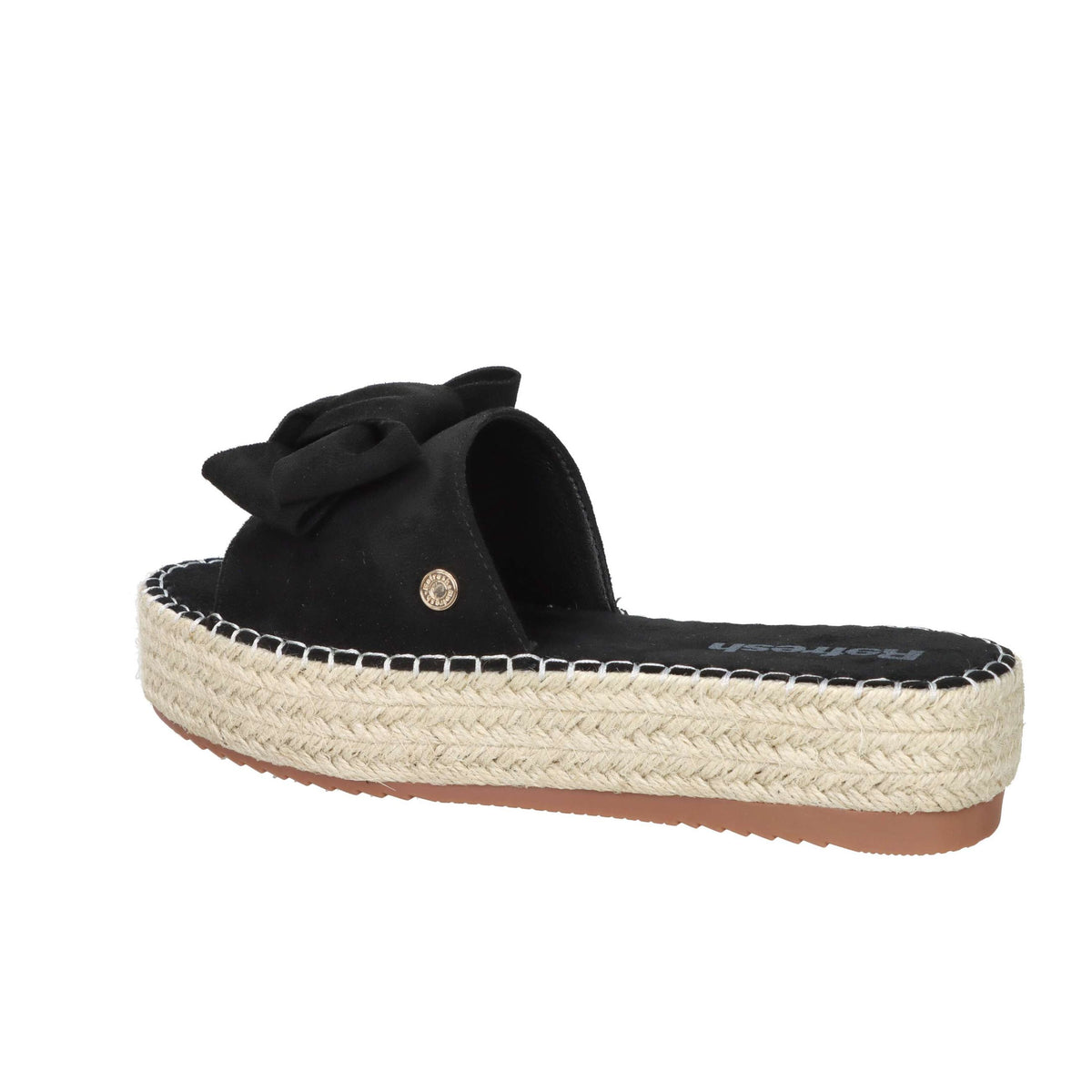 REFRESH Donna Ciabatte con zeppa 172547 Nero