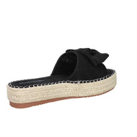 REFRESH Donna Ciabatte con zeppa 172547 Nero