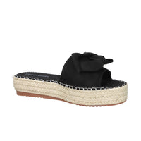 REFRESH Donna Ciabatte con zeppa 172547 Nero