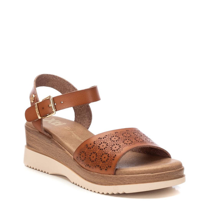 Xti Donna Sandali con zeppa 143850 Cuoio