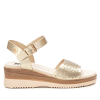Xti Donna Sandali con zeppa 143850 Platino