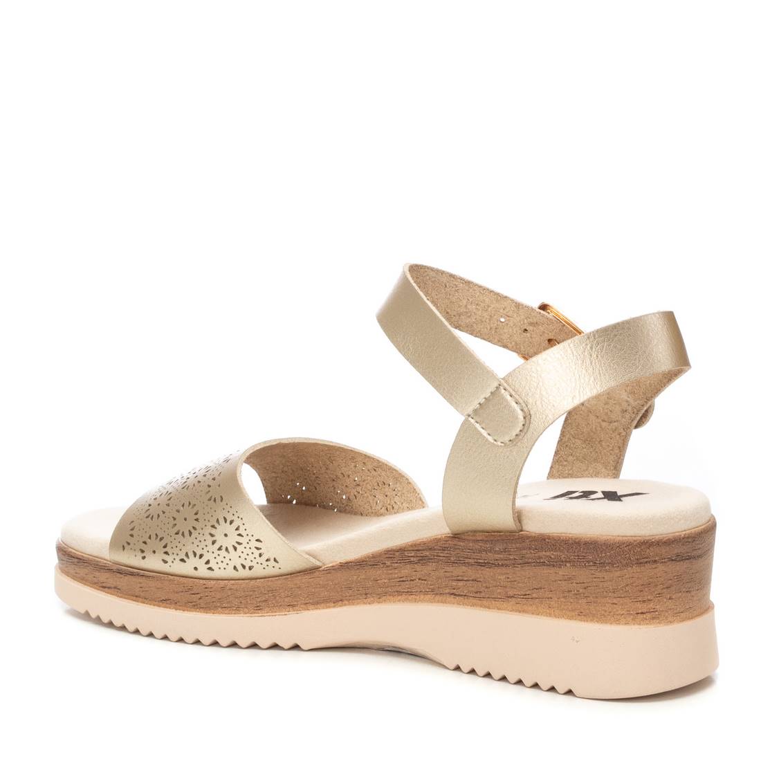 Xti Donna Sandali con zeppa 143850 Platino