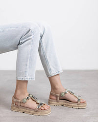 Xti Donna Sandali bassi 143996 Taupe