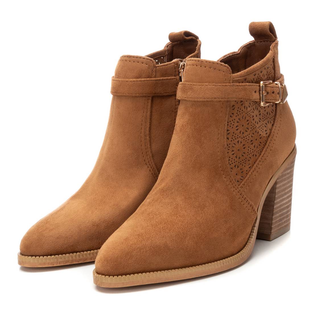 Xti Donna Stivaletti tacco 143883 Cammello