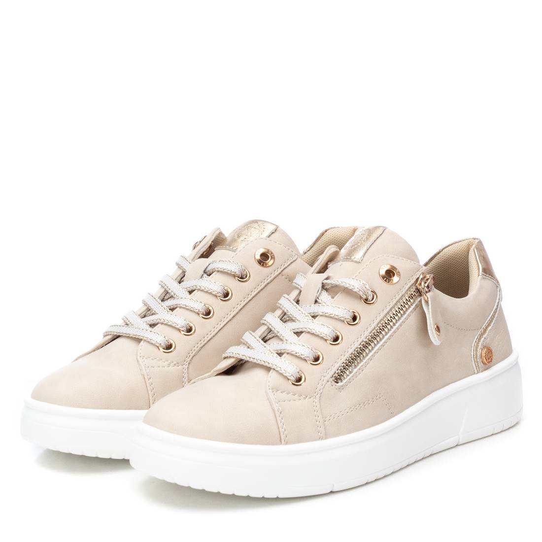 Xti Donna Sneakers bassa 143629 Beige