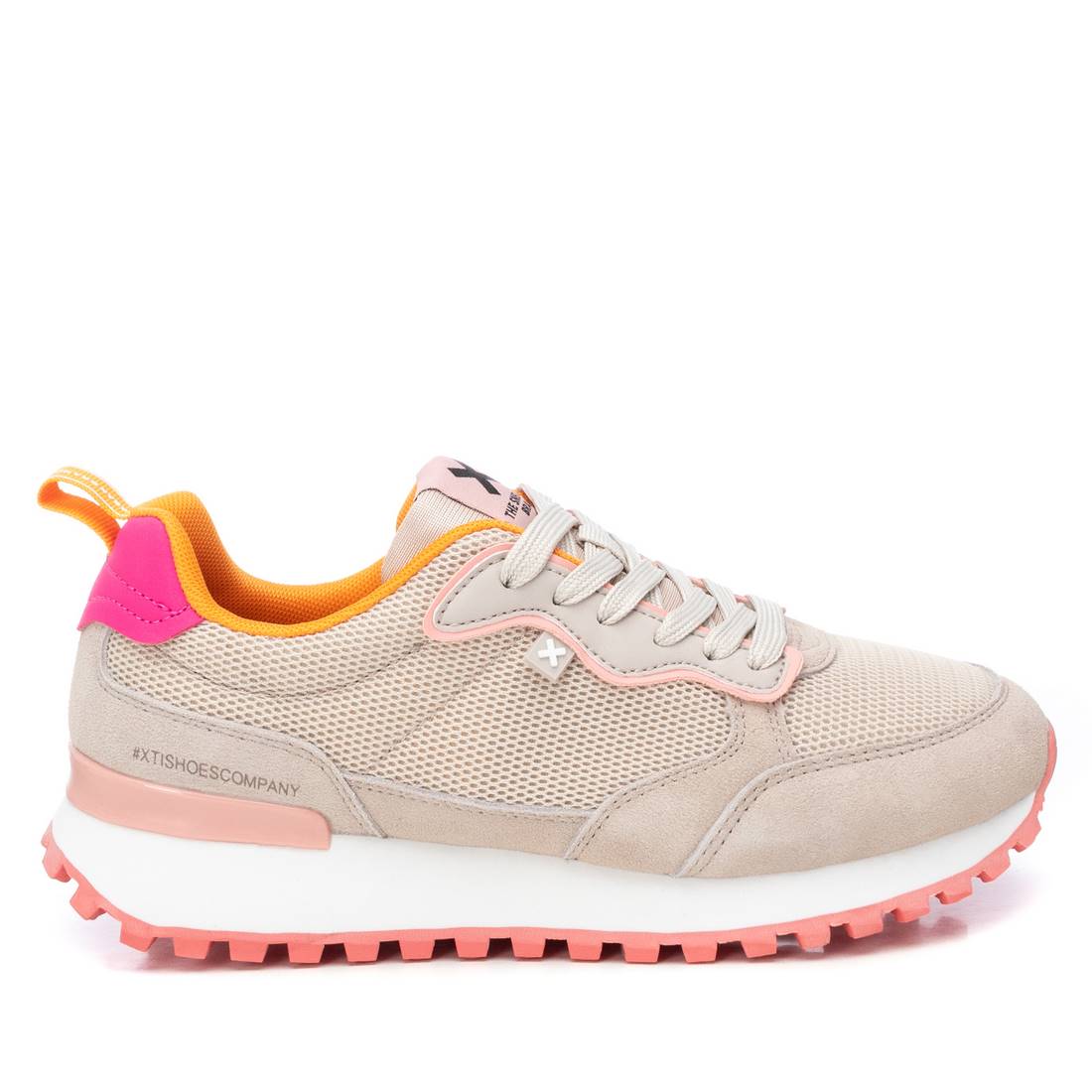 Xti Donna Sneakers bassa 143613 Beige