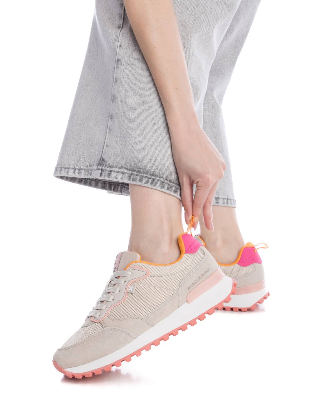 Xti Donna Sneakers bassa 143613 Beige