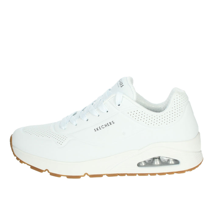 SKECHERS Uomo Sneakers bassa 52458 Bianco