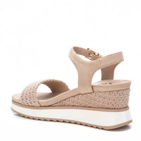 Xti Donna Sandali con zeppa 143857 Beige