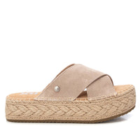 Xti Donna Ciabatte con zeppa 143640 Beige