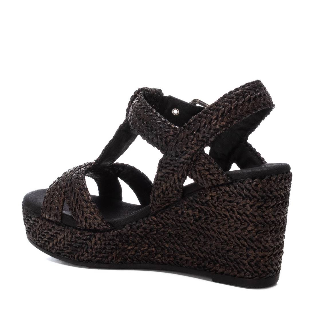 Xti Donna Sandali con zeppa 143833 Nero