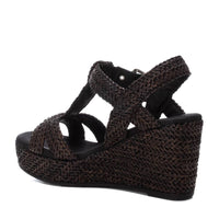 Xti Donna Sandali con zeppa 143833 Nero