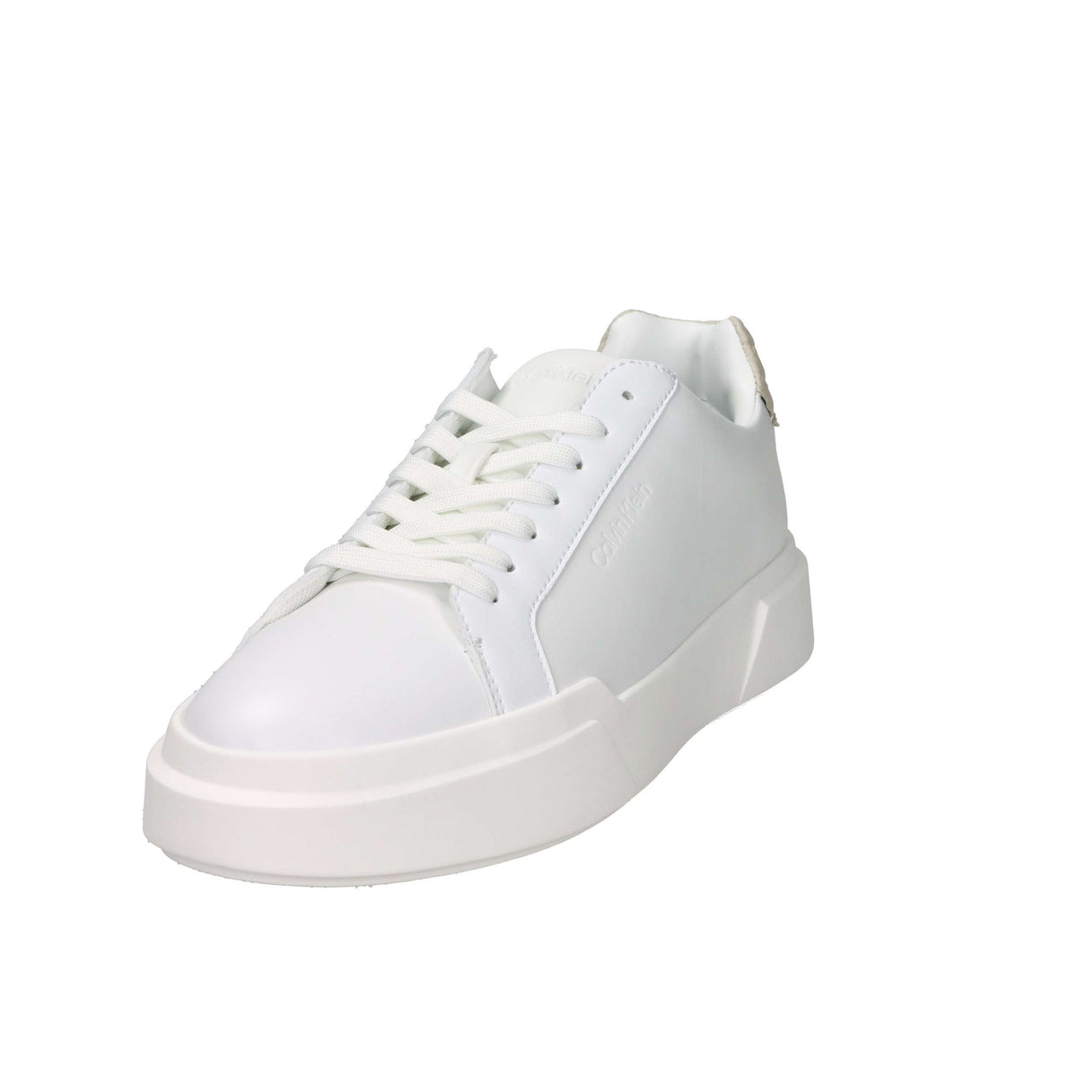 CALVIN KLEIN Uomo Sneakers bassa HM0HM02070 Bianco/Beige
