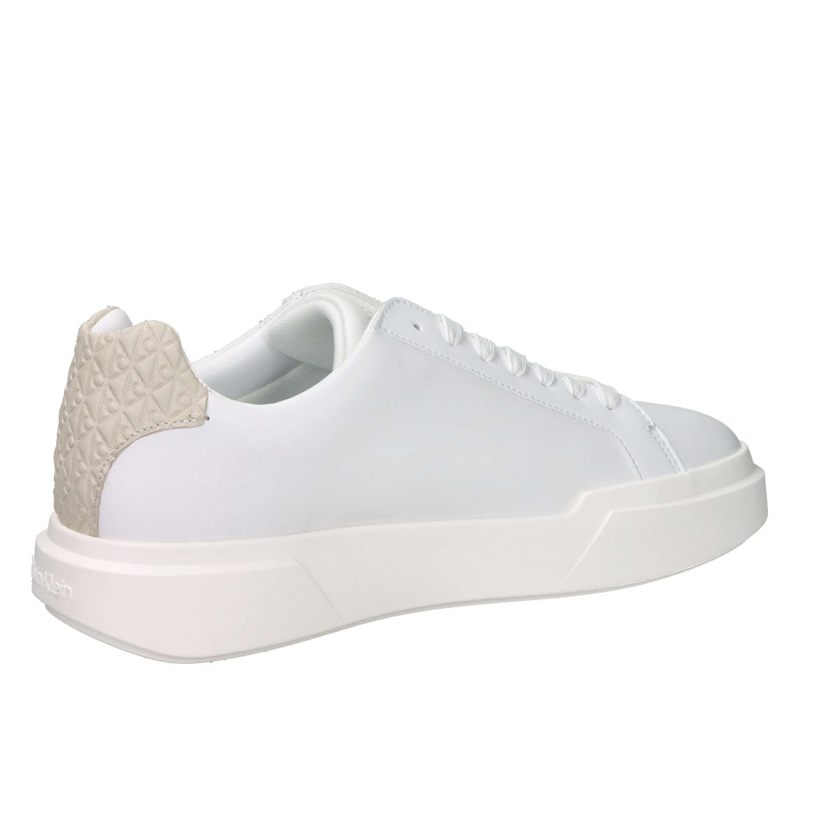 CALVIN KLEIN Uomo Sneakers bassa HM0HM02070 Bianco/Beige