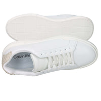 CALVIN KLEIN Uomo Sneakers bassa HM0HM02070 Bianco/Beige