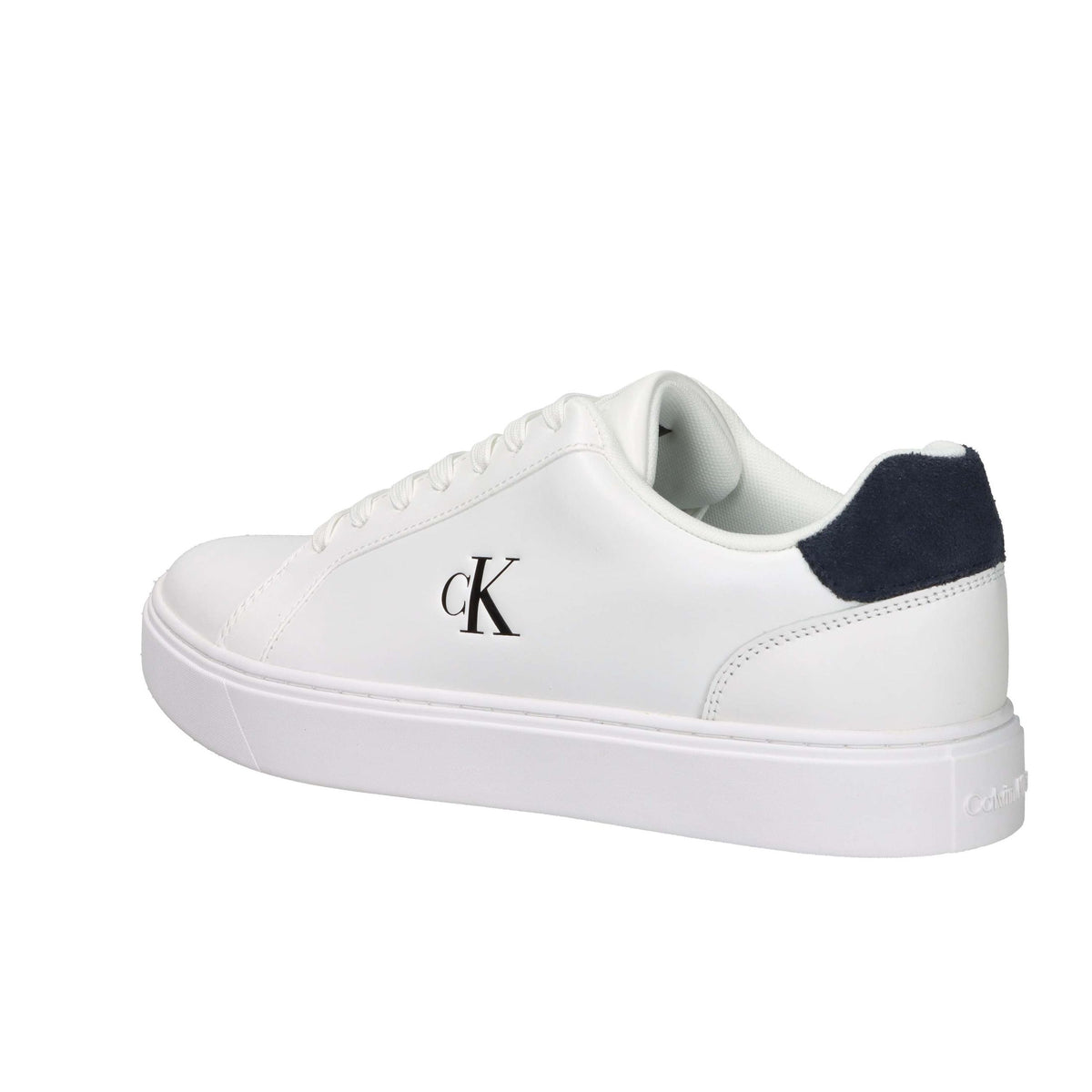 CALVIN KLEIN Uomo Sneakers bassa YM0YM01435 Bianco/Blu