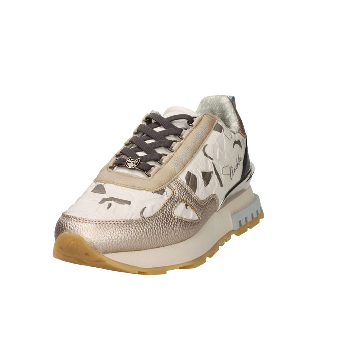 Anekke Donna Sneakers bassa LISBOA 423 Beige/Oro