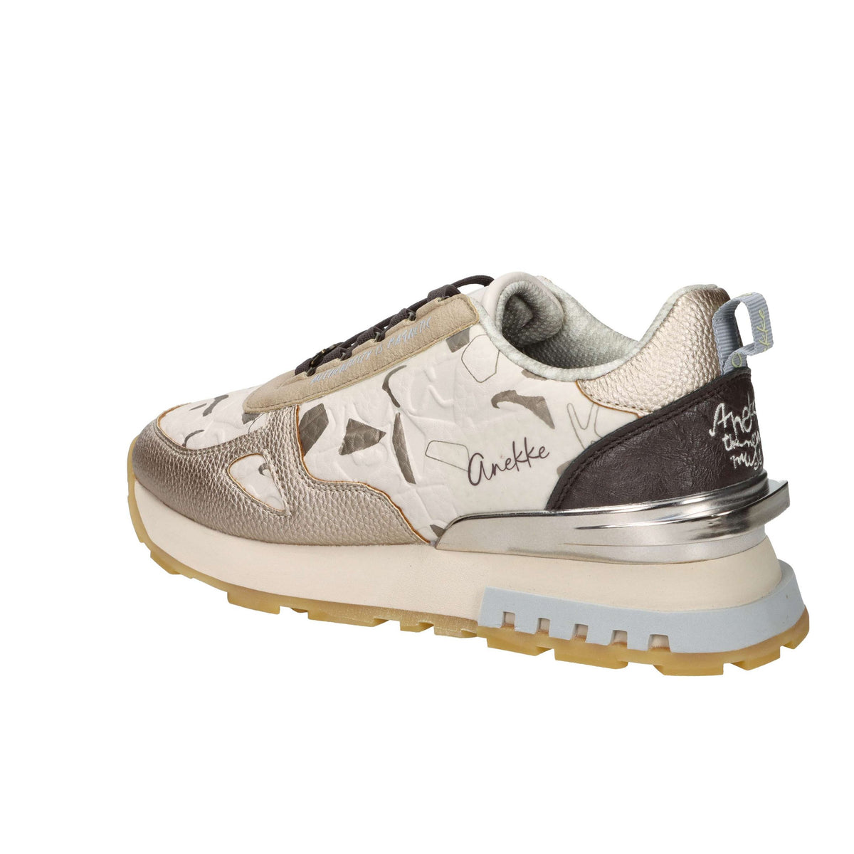Anekke Donna Sneakers bassa LISBOA 423 Beige/Oro