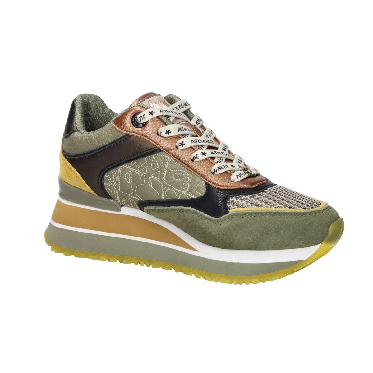 Anekke Donna Sneakers bassa LONDON 423 Verde