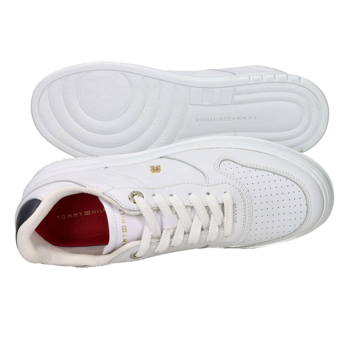 Tommy Hilfiger Donna Sneakers bassa FW0FW09025 Bianco