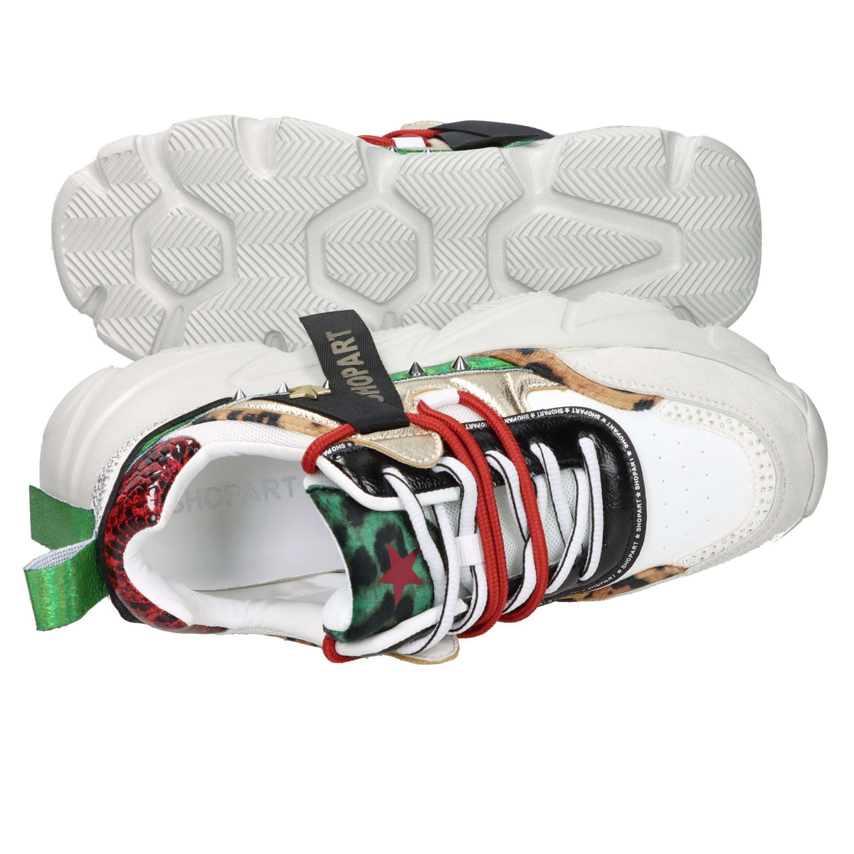 Shop Art Donna Sneakers bassa SASF251223 Bianco/Nero