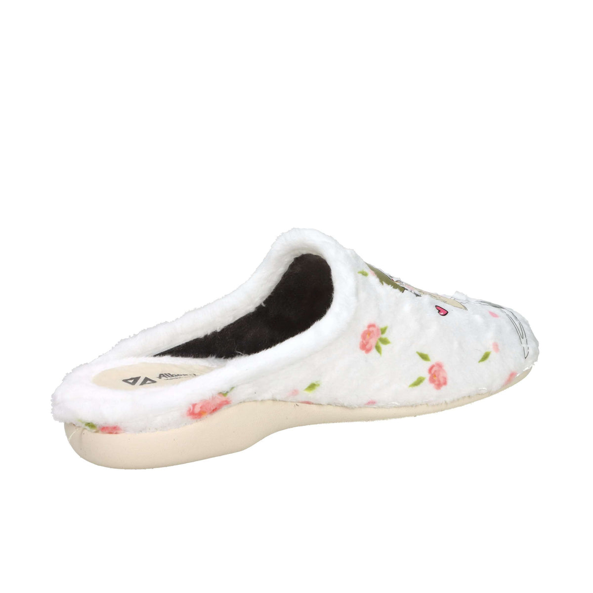 Alberola Donna Ciabatta invernale Z32141 Bianco/Rosa