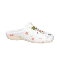 Alberola Donna Ciabatta invernale Z32141 Bianco/Rosa