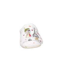 Alberola Donna Ciabatta invernale Z32141 Bianco/Rosa