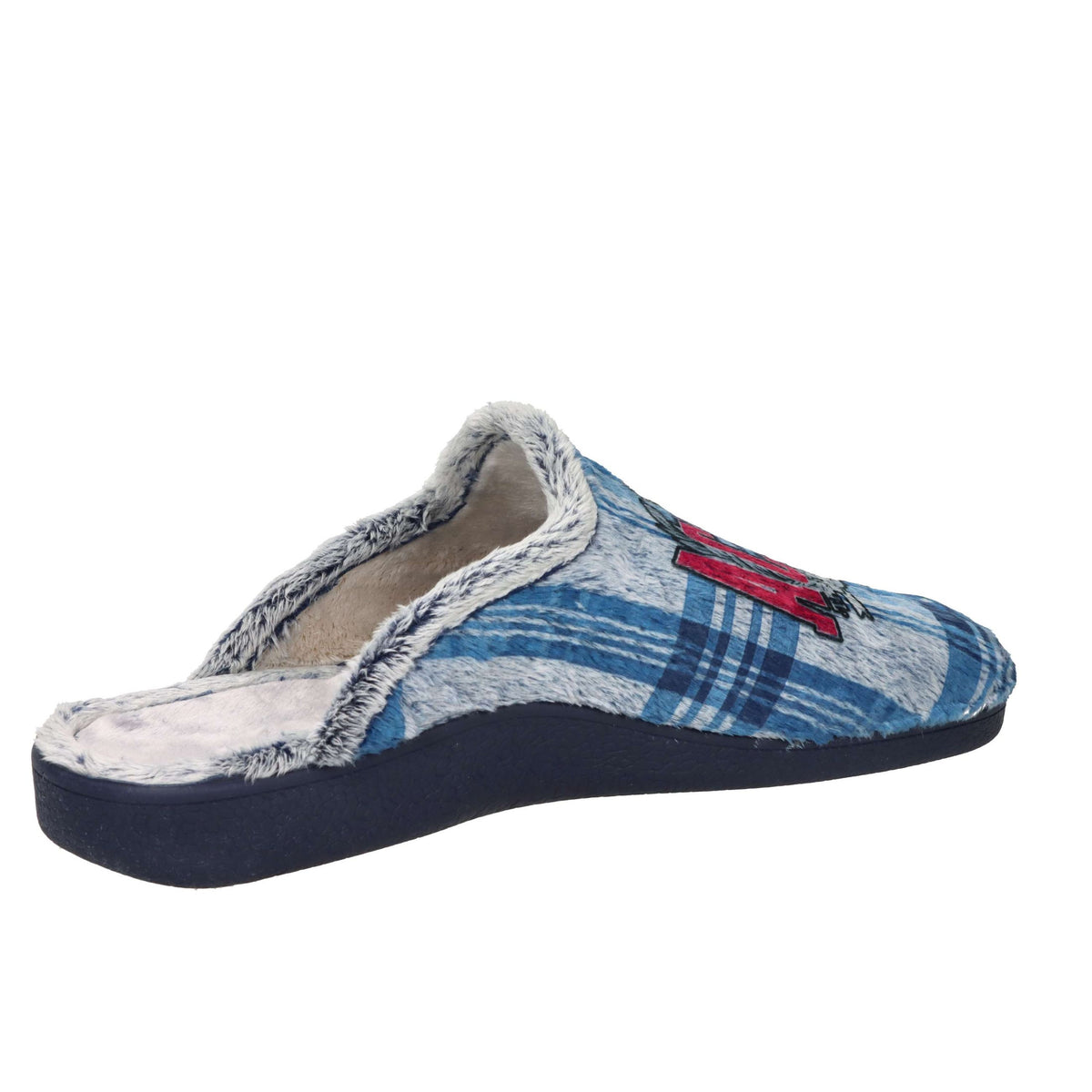 LUZON Uomo Ciabatta invernale G16 SER.221-116 Blu