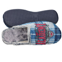 LUZON Uomo Ciabatta invernale G16 SER.221-116 Blu