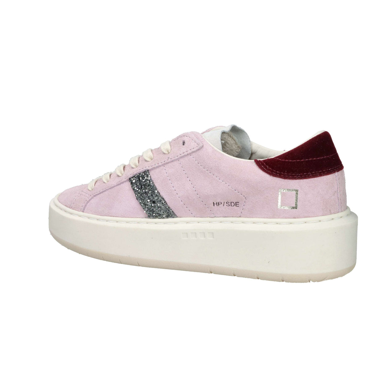 D.A.T.E. Donna Sneakers bassa W431-HP-SD-PK Rosa