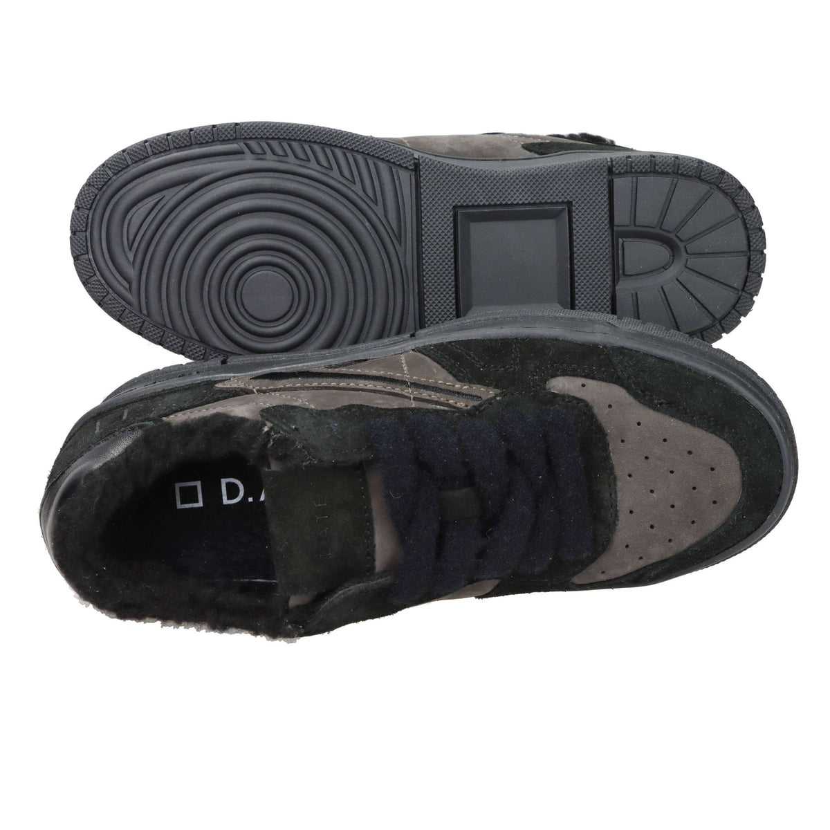 D.A.T.E. Donna Sneakers bassa W431-TP-MN-BK Nero