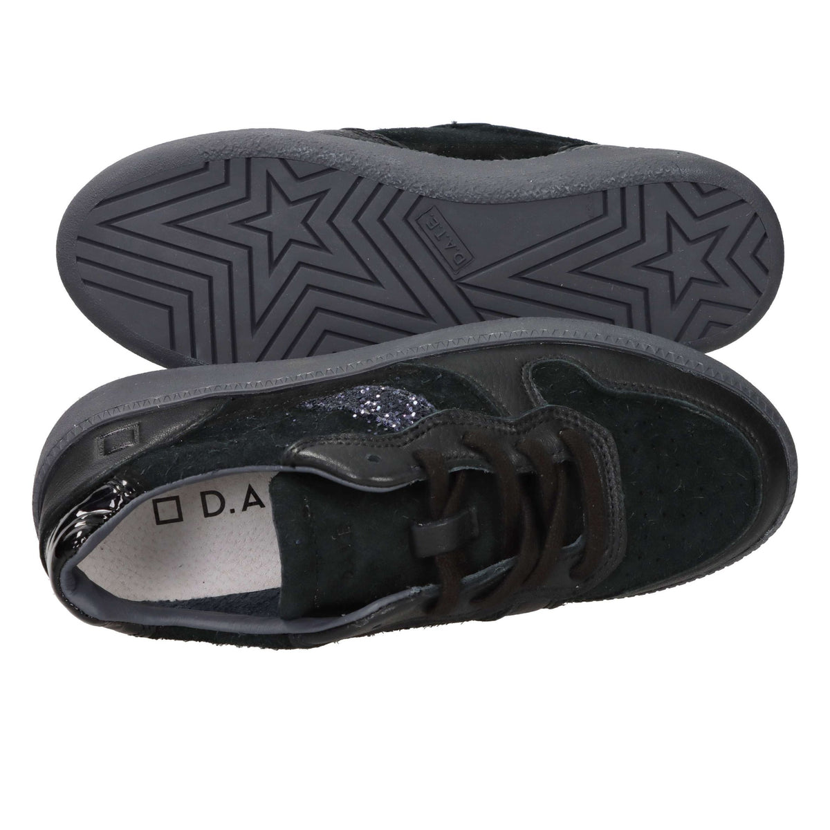 D.A.T.E. Donna Sneakers bassa W431-CP-HA-BK Nero