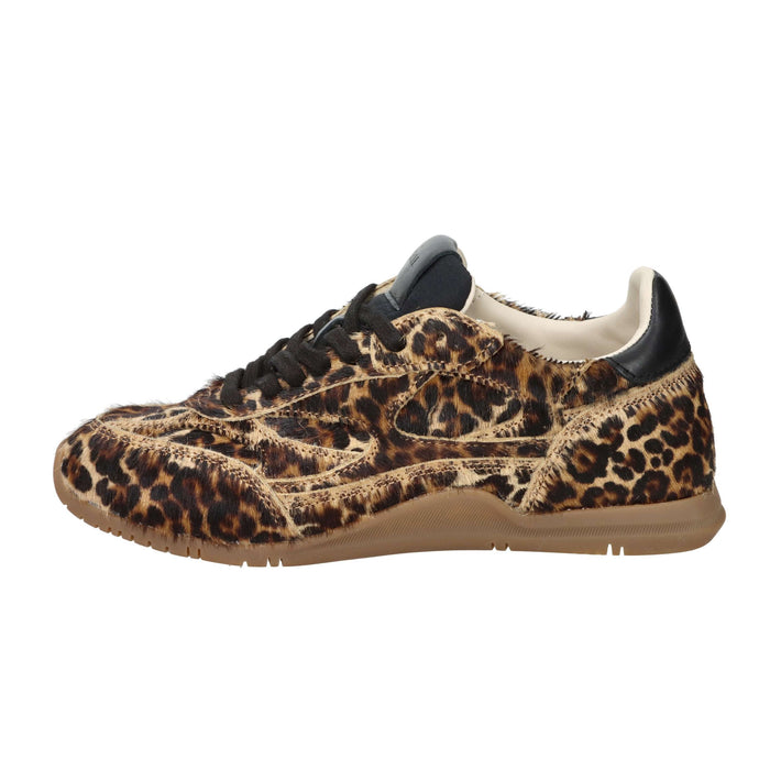 D.A.T.E. Donna Sneakers bassa W431-FL-PN-LE Leopardato