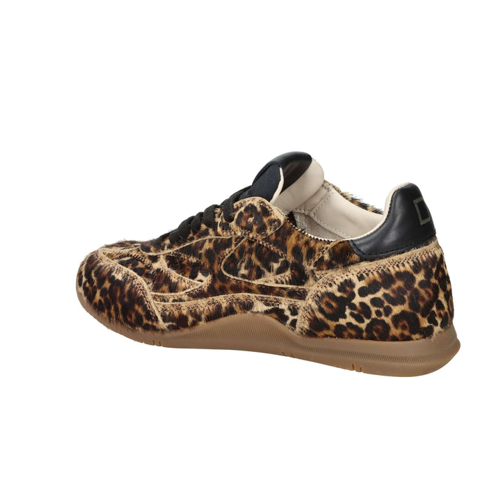 D.A.T.E. Donna Sneakers bassa W431-FL-PN-LE Leopardato