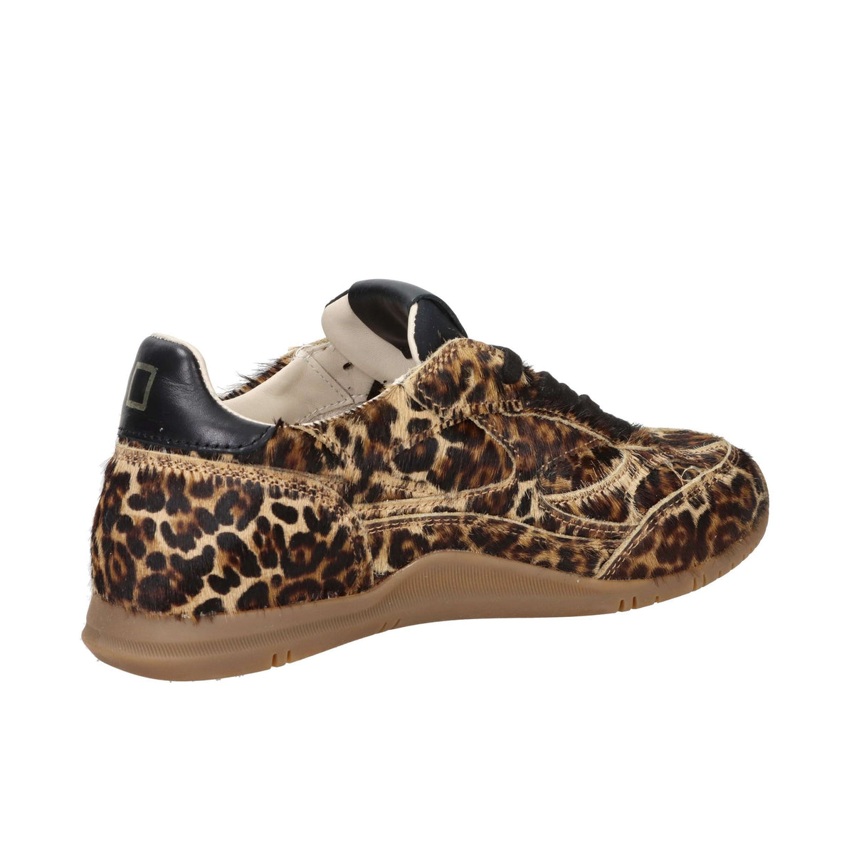 D.A.T.E. Donna Sneakers bassa W431-FL-PN-LE Leopardato